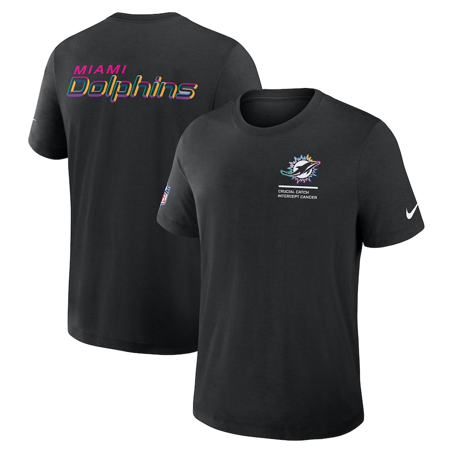Men Miami Dolphins #3 Nike NFL 2025 T shirt->nfl t-shirts->Sports Accessory